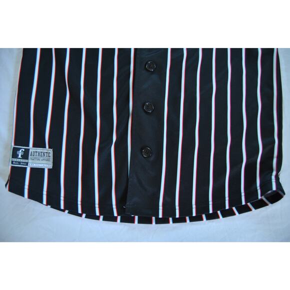 Wubaholics Jersey Shirt Black with Trippy Stripes #19 - Picture 4 of 11
